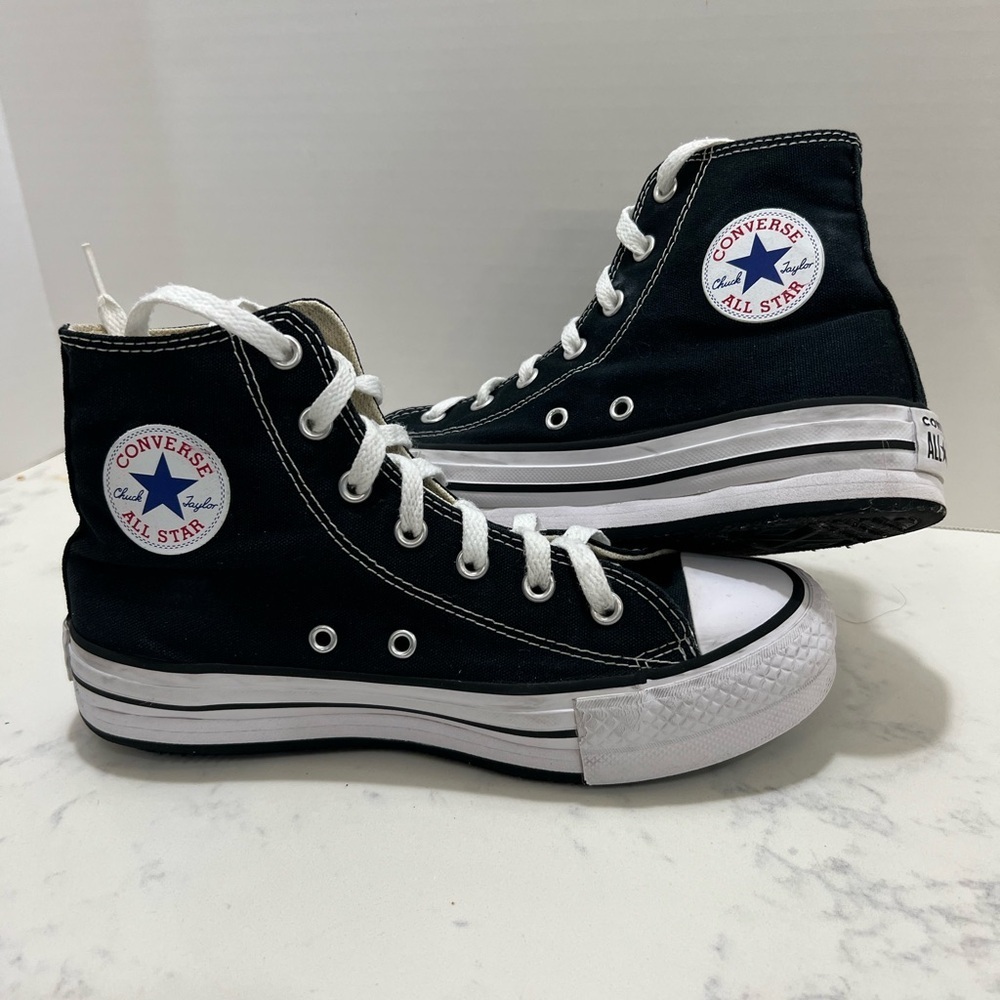 SOLD ‼️‼️Converse Kids Black High-Top Sneakers